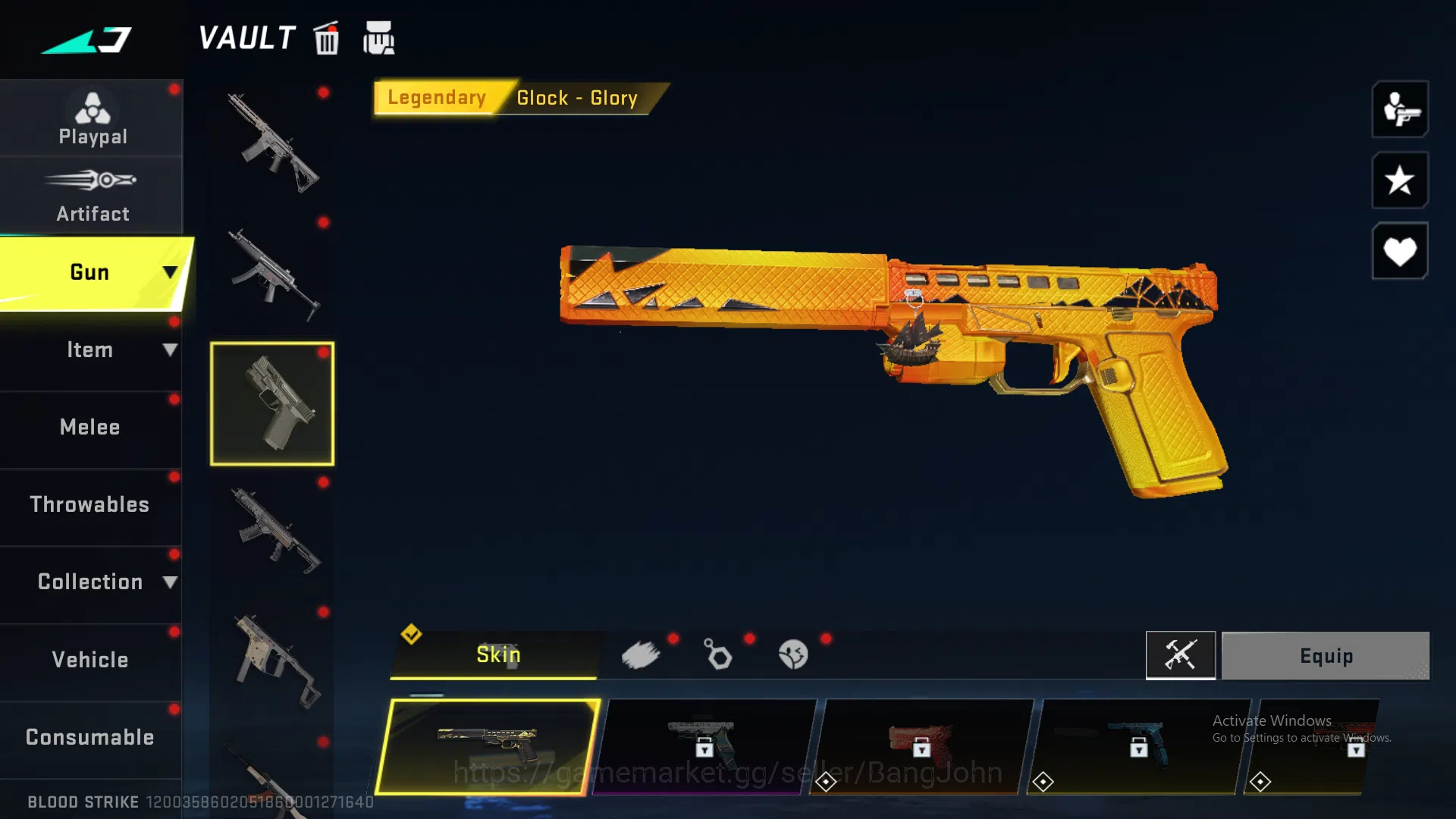 Blood Strike Accounts Eternal Zero | INP9 Ultra | Blast Ultra | AK47 Leg image 4