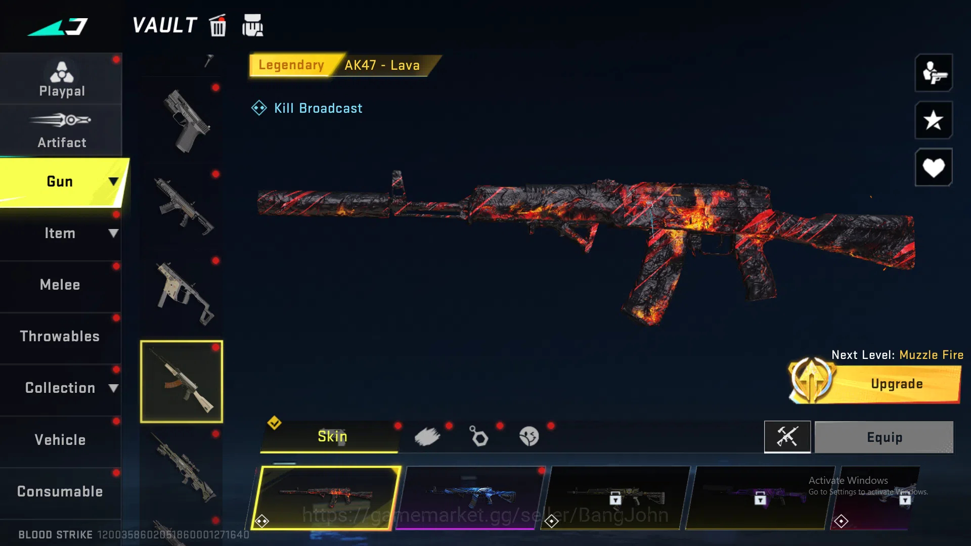 Blood Strike Accounts Eternal Zero | INP9 Ultra | Blast Ultra | AK47 Leg image 5