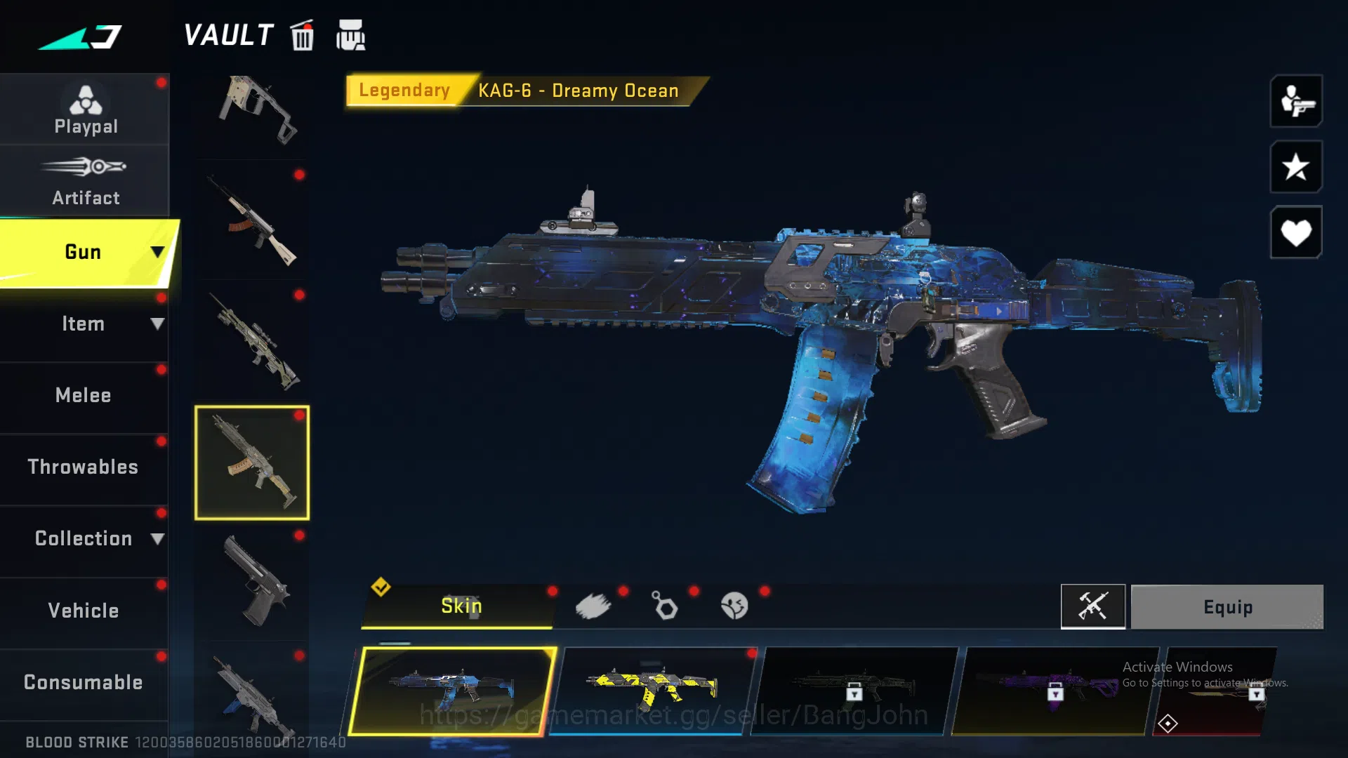 Blood Strike Accounts Eternal Zero | INP9 Ultra | Blast Ultra | AK47 Leg image 6