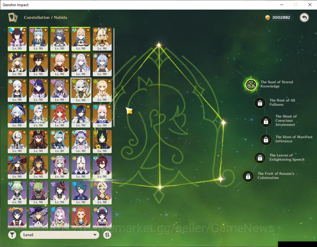 Genshin Impact Accounts ASIA|AR 60|20 Limited+14(*5Wep)|(Yelan,Neuvillette image 5