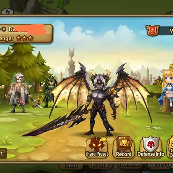 Summoners War: Sky Arena Accounts Mid-Game #SW621 [GLOBAL] 2 LD Nat5 Scourge Lucifer, White Tiger /Light Inosuke + Leo