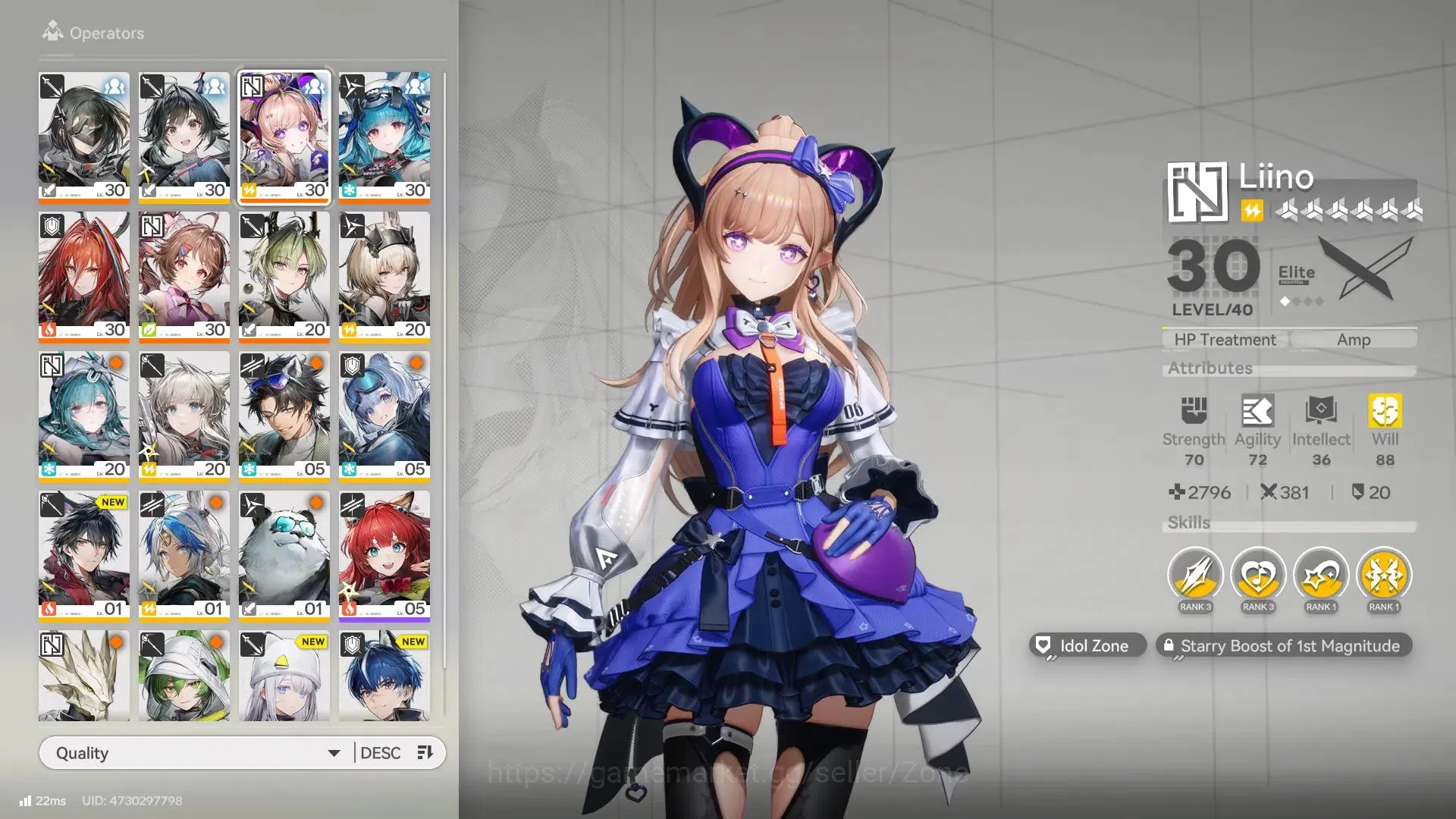 Arknights: Endfield Accounts ASIA|AL 26|Fresh Starter 1Limit+2Sign|Liino (LRite, Etc.|Lupine Scarlet & Forgeborn Scathe|Ch I 1