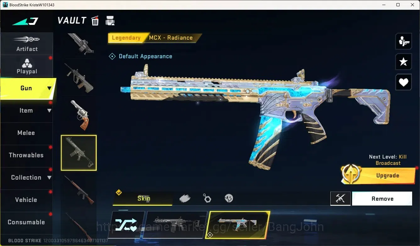 Blood Strike Accounts Others ASIA | Eternal Gun: Kala - Whisper | 3 Legendary Gun | 1 Name-Changing Card |Check SS BS2006B 4
