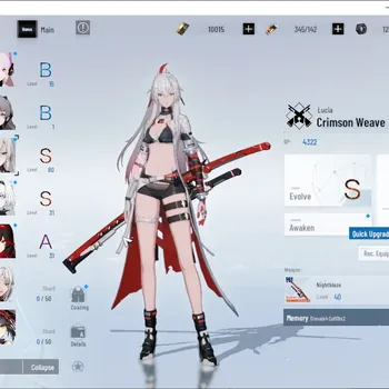 Punishing: Gray Raven Accounts Starter EU|Lv 43|10k BC|S Lucia Crimson Weave + Sign,S No 21 Feral|1 S Omniframe Selector|Log