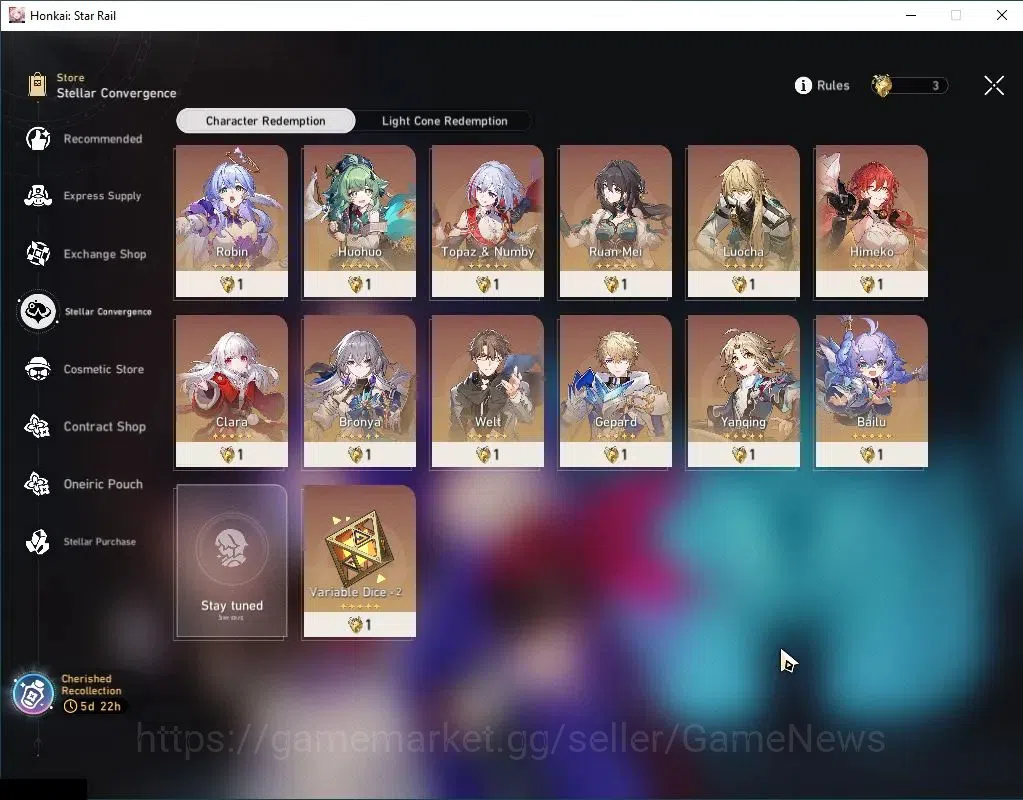 Honkai Star Rail Accounts Others Asia|TL 56|3 Golden Companion|7 Limited|Evanescia,Silver Wolf 13