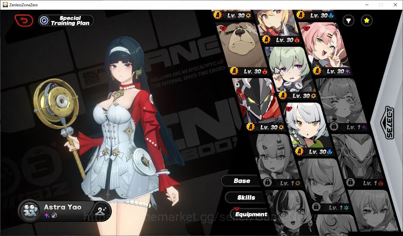 Zenless Zone Zero Accounts Mid-Game AMERICA IK 43|S2 CH6| 3 Limited [Nangong Yu,Astra Yao,Harumasa]+2 STD(Grace,Nekomata)|3S 6