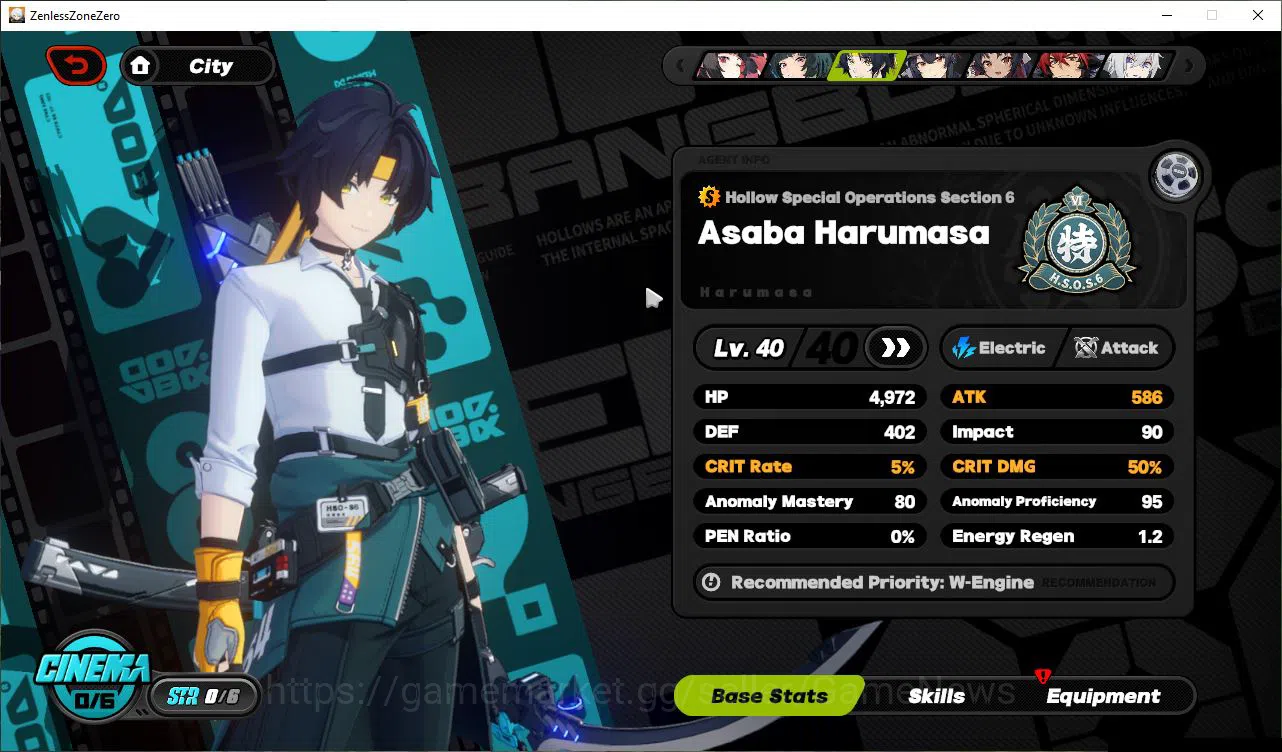 Zenless Zone Zero Accounts Mid-Game AMERICA IK 43|S2 CH6| 3 Limited [Nangong Yu,Astra Yao,Harumasa]+2 STD(Grace,Nekomata)|3S 9