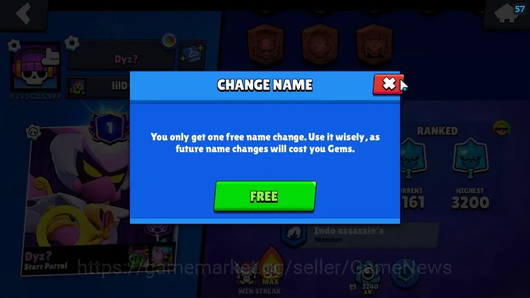 Brawl Stars Accounts 6899 Trophy|43 Brawlers 5 Max|Mortis Full Buffies| image 4
