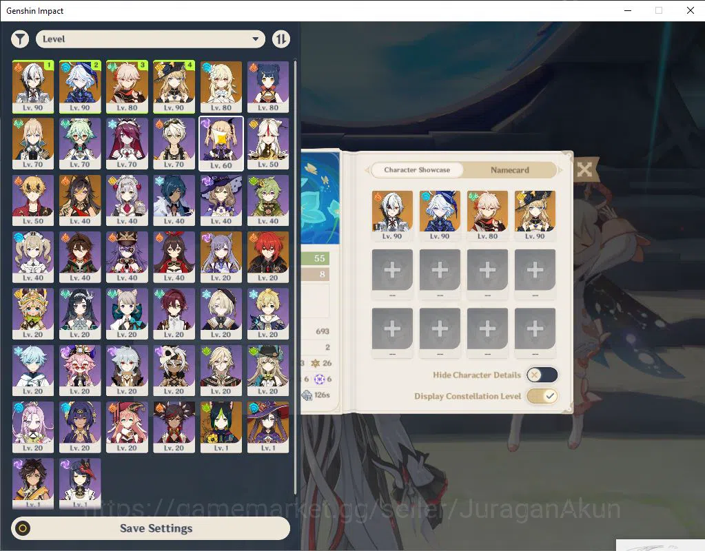 Genshin Impact Accounts ASIA |AR 55 |4LIMITED 4+(5*WEAPON)|(Arlecchino C1) image 2