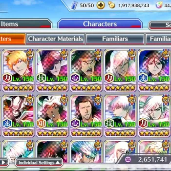 Bleach: Brave Souls Accounts High-End Global|44K Orb|All Story Avail 40%|TYBW26 Ichigo,11th Aizen,New Ichigo,TYBW25