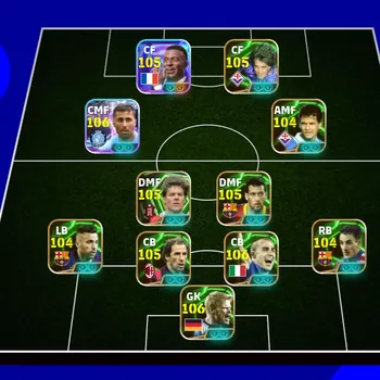 eFootball Accounts Legends & Iconic Players 7 MANAGER BOOSTER | COLECTIVE 3245+,MBAPPE WCP2026 x BAGIO x XABI ALONSO x S
