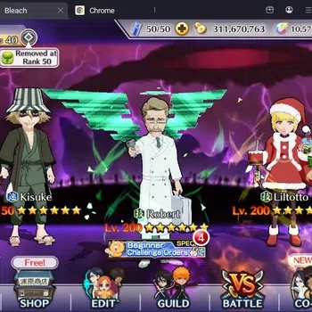 Bleach: Brave Souls Accounts High-End Global | 116K BP+10K Orb|30 BSS Ticket|Robert TYBW24|Aizen 6th|Yumichika TMV|Liltotto