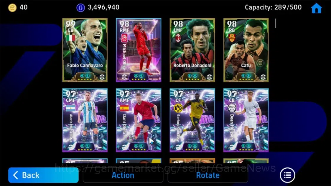 eFootball Accounts Android|Show Time Michael Olise,Dean Huijsen,Canna image 5