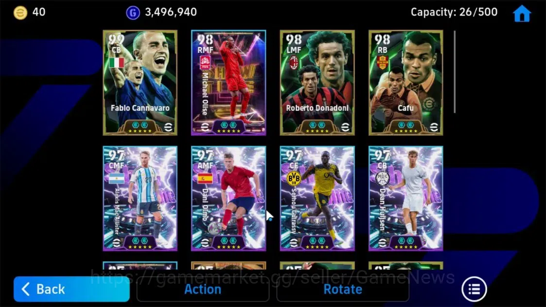 eFootball Accounts Android|Show Time Michael Olise,Dean Huijsen,Canna image 8