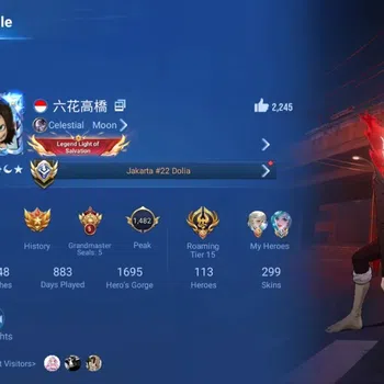 Honor of Kings Accounts Rare Skin Global|113H 299S|2 Flawless [Wukong&Xiao Qiao]|Mythic Diaochan|7 PRECIOUS|2 Blessed|2