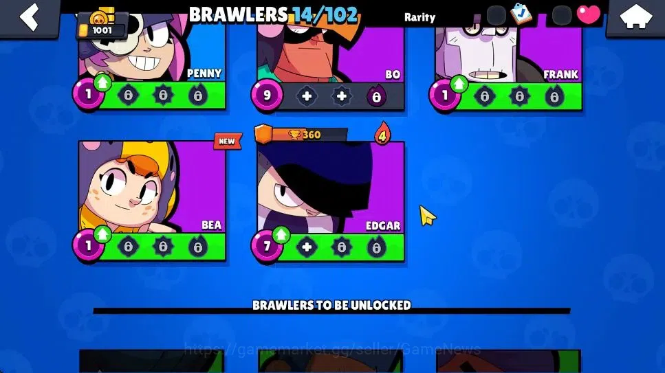 Brawl Stars Accounts 1001 Trophy|3,3K Bling|14 Brawlers 2 Max Lvl [Shel image 10