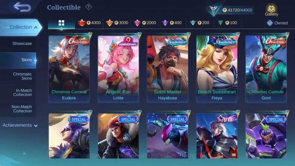 Mobile Legends: Bang Bang Accounts Global|Skin 225|Expert|KOF Karina|Transfromes Roge image 11
