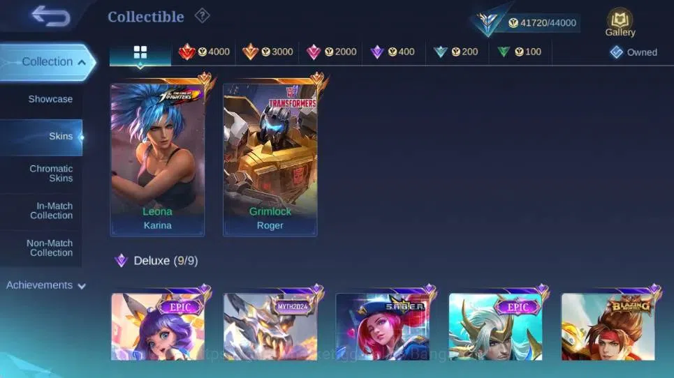 Mobile Legends: Bang Bang Accounts Global|Skin 225|Expert|KOF Karina|Transfromes Roge image 15