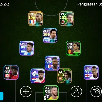 eFootball Accounts Legends & Iconic Players Mobile|PW 2996|New Kylian Mbappe BigT,Dennis Bergkamp Epic,Carles Puyol