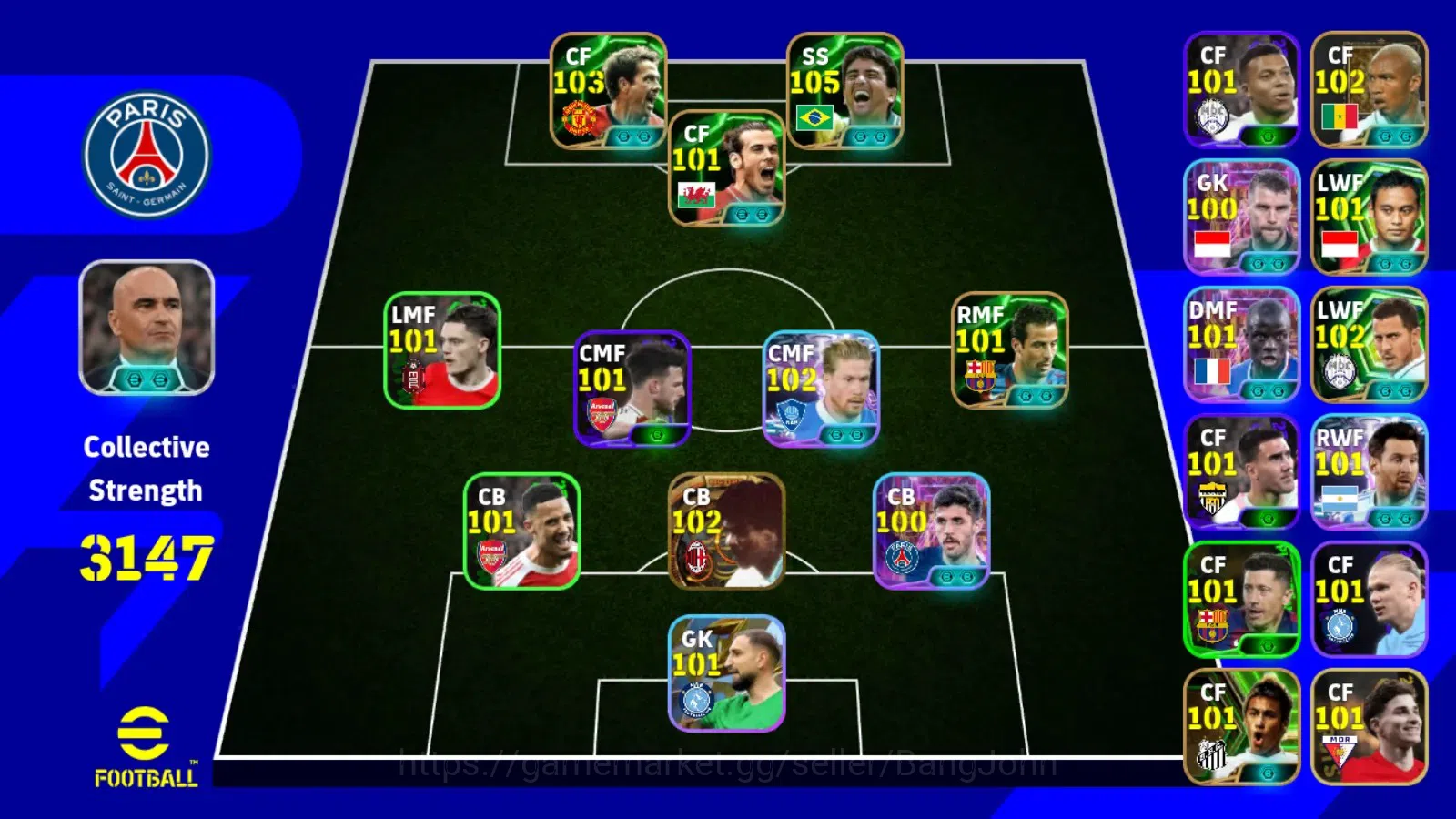 eFootball Accounts ANDROID|PW 3147|Bebeto,Kdb,Owen,Giuly,messi,Kante, image 7