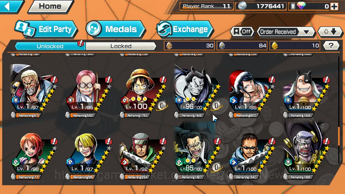 One Piece Bounty Rush Accounts Global|3EX|MWD Luffy,Winner Island Trafalgar Law,B image 8