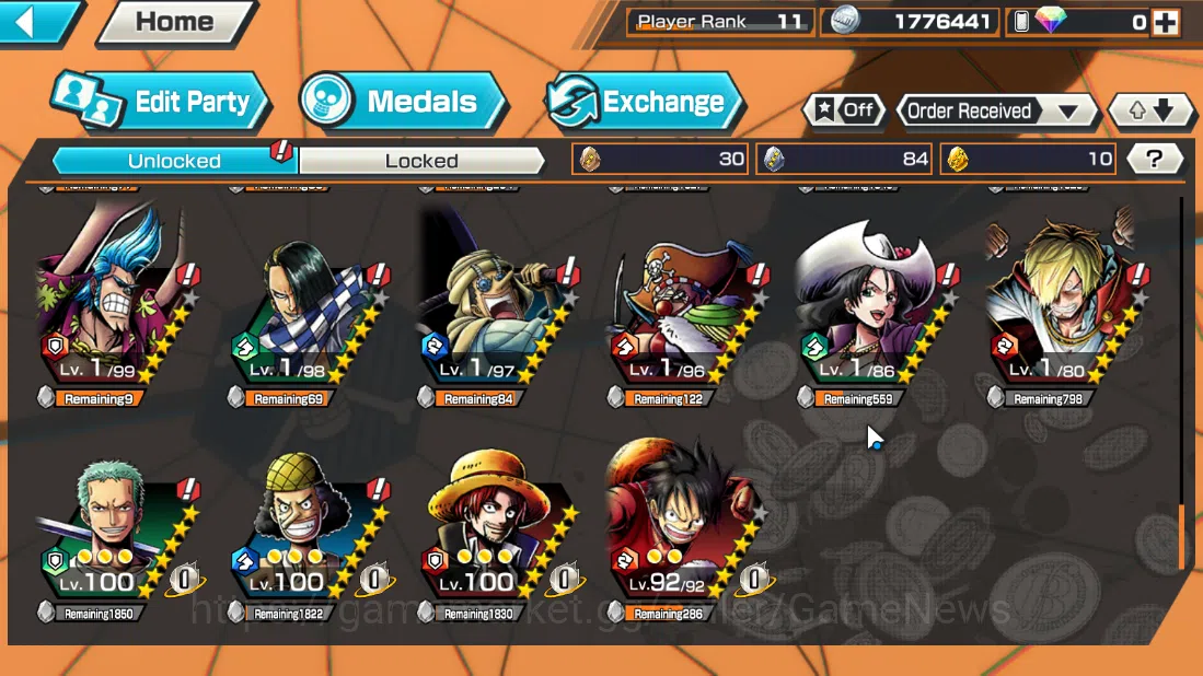 One Piece Bounty Rush Accounts Global|3EX|MWD Luffy,Winner Island Trafalgar Law,B image 9