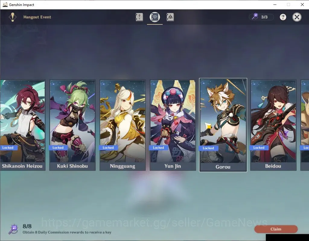 Genshin Impact Accounts ASIA|AR 55|BD Unset|6 Limited+4(*5Wep)+1(*5Wep)|Co image 18