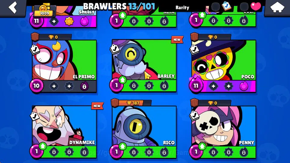 Brawl Stars Accounts 1009 Trophy | 13 Brawlers 2 MAX Lvl | 2 Epic [Moon image 8