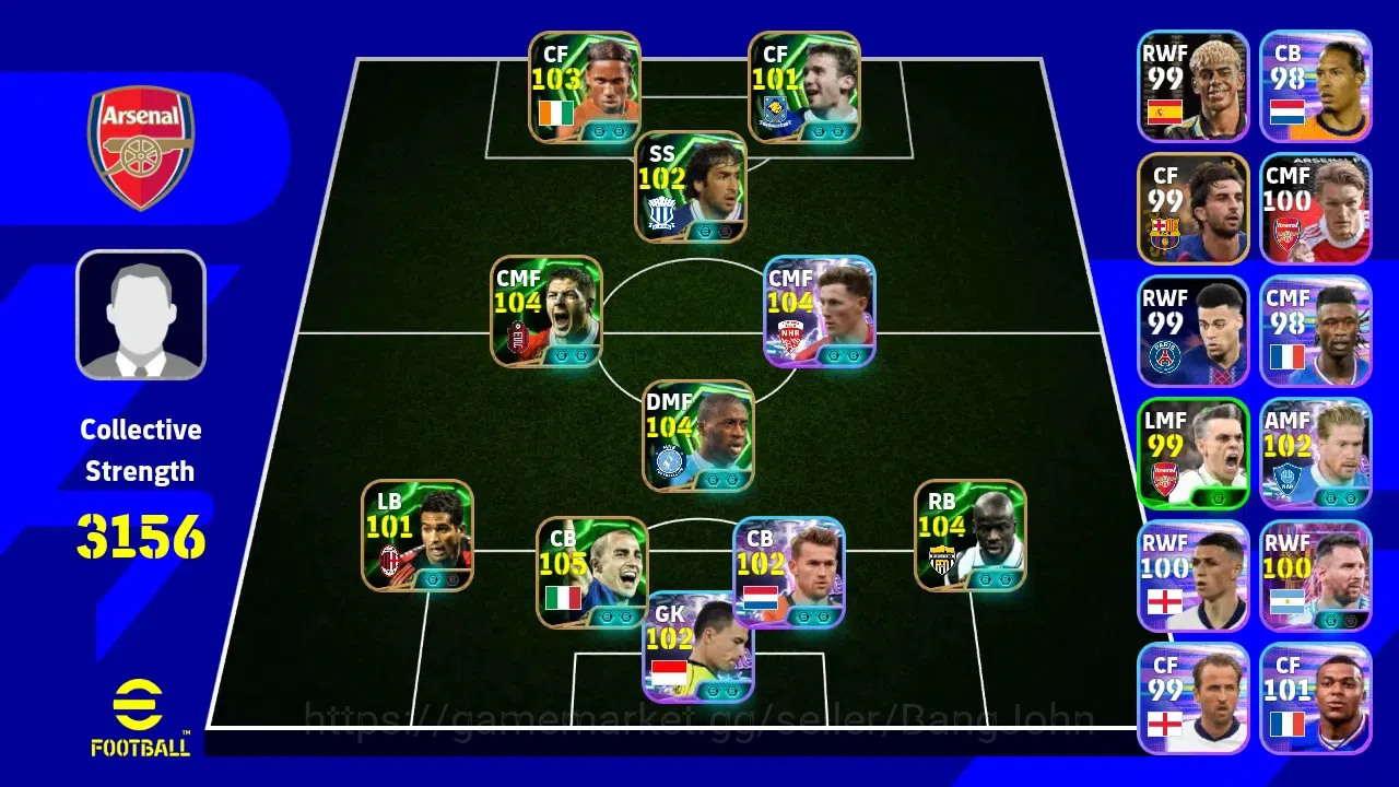eFootball Accounts Android|PW 3156 |Elliot Anderson ShowTime,Yaya Tou image 5