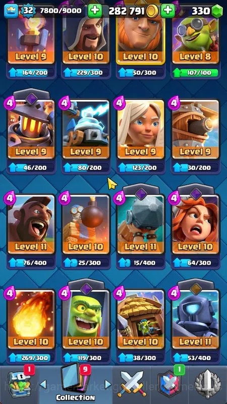 Clash Royale Accounts Starter Lv 32|Trophy 5683|KTL 11|Limited Skin|Card 107| 1 Hero,6 EVO,1 Champ,15 Legendary,32 Epic,30 8