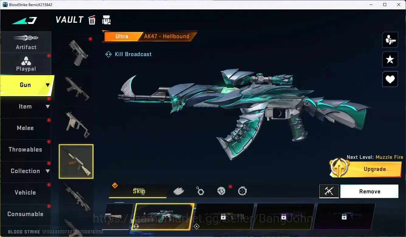 Blood Strike Accounts ASIA|1 Ultra Melee: Talon Knife - Sanctum|1 Ultra image 2