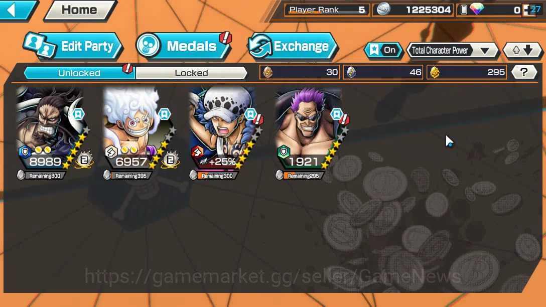 One Piece Bounty Rush Accounts Global |EX 4 |TFE D.Luffy,Strongest Creature Alive image 8