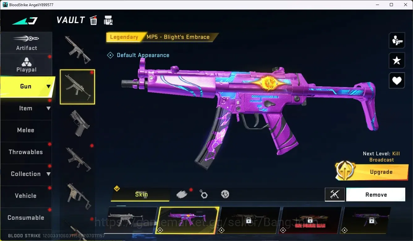 Blood Strike Accounts ASIA | 1 Eternal Gun: Kala-Whisper|2 Legendary Gun image 2