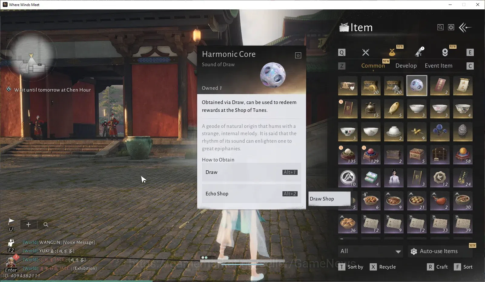 Where Winds Meet Accounts GLOBAL|Lv 89|1 Harmonic Core|GS 21K|Peaceful Life| image 10