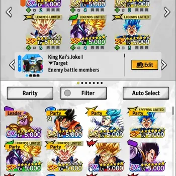 Dragon Ball Legends Accounts High-End Android |Lv 151|67M Total Power|2 LR|4 UL|LR SSGSS Vegeta,Goku|UL G Frieza,SS