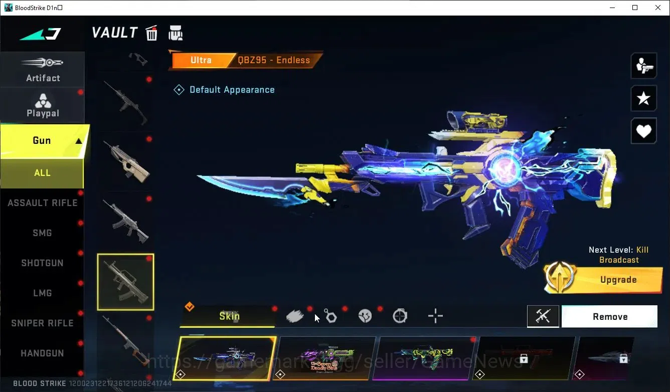 Blood Strike Accounts ASIA|COLLAB 7DS QBZ95-Darkness+7 ULTRA [Zero-Agent image 10
