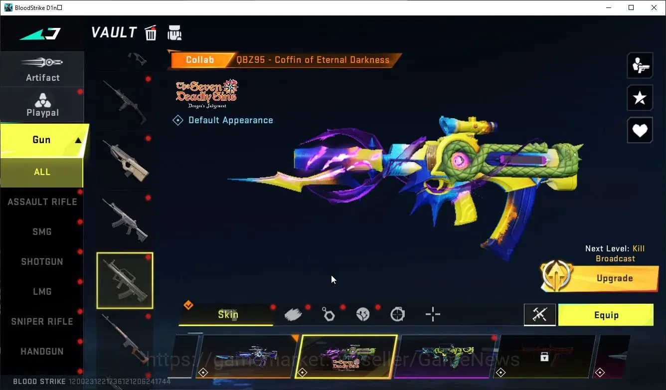 Blood Strike Accounts ASIA|COLLAB 7DS QBZ95-Darkness+7 ULTRA [Zero-Agent image 11