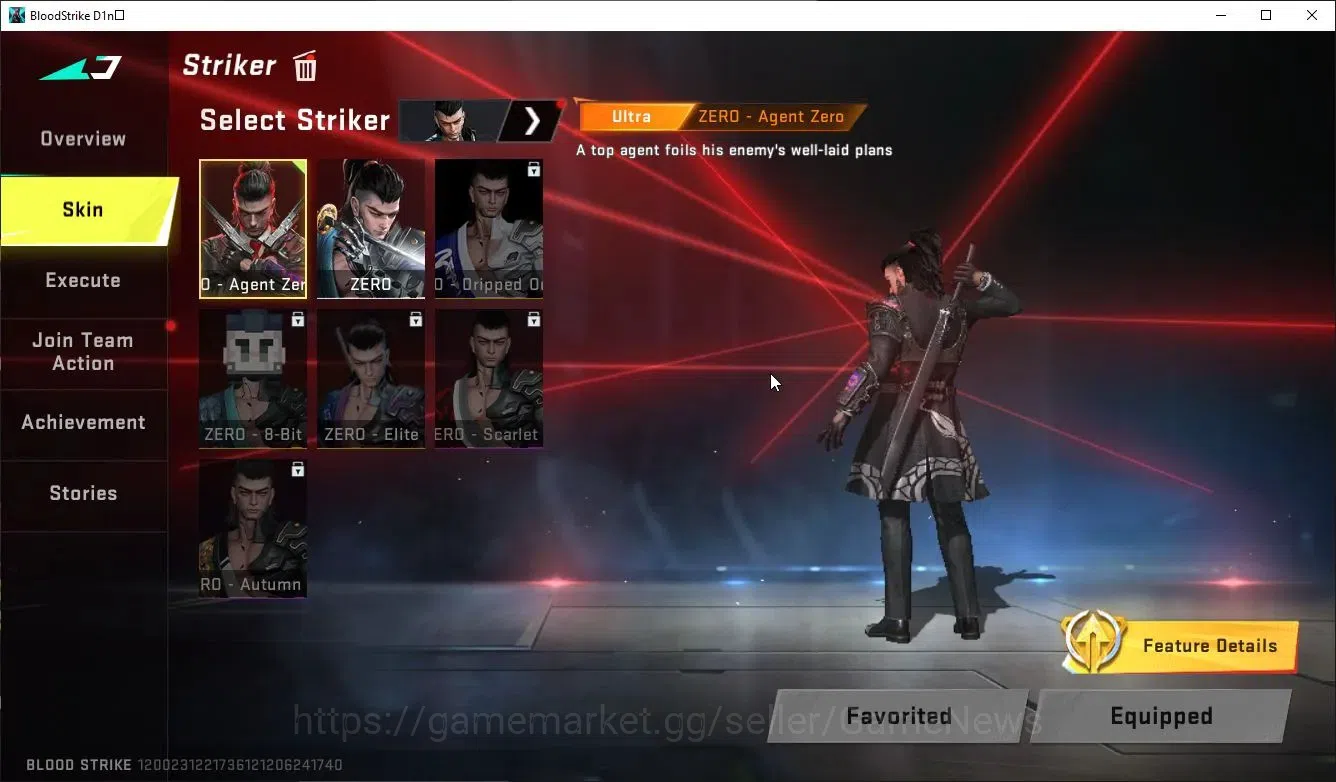Blood Strike Accounts ASIA|COLLAB 7DS QBZ95-Darkness+7 ULTRA [Zero-Agent image 3