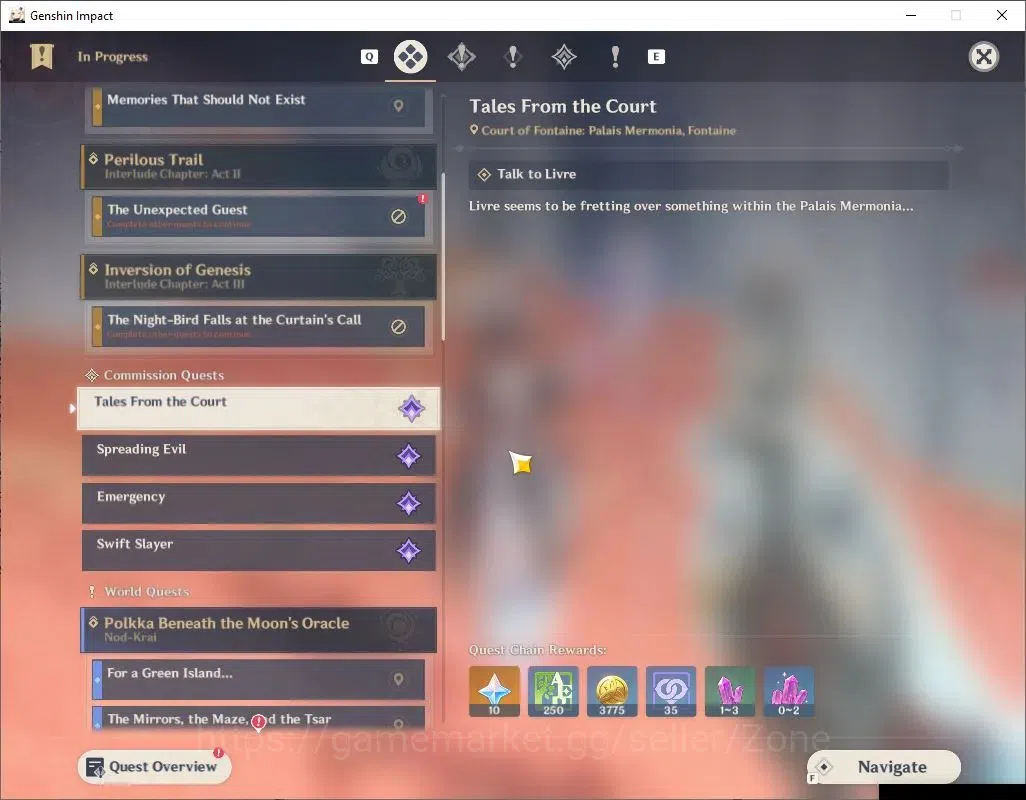 Genshin Impact Accounts Others ASIA|AR 49|5 Limit+3(*5 Weapon)|(Sandrone,Kokomi)+Sign,Navia,Flins,Lyney|2 12