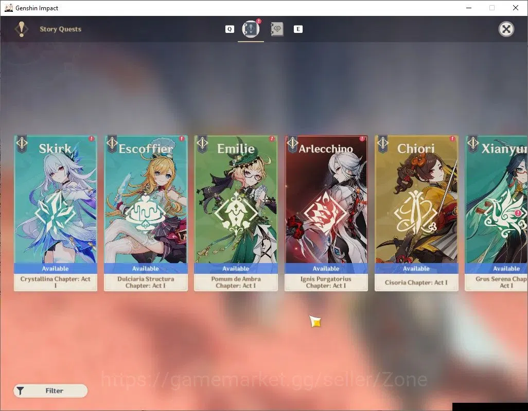Genshin Impact Accounts Others ASIA|AR 49|5 Limit+3(*5 Weapon)|(Sandrone,Kokomi)+Sign,Navia,Flins,Lyney|2 14