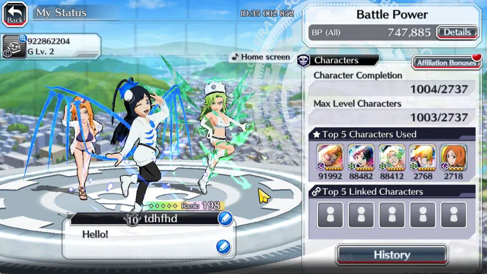 Bleach: Brave Souls Accounts [GLOBAL]53K Orb|TYBW26[Giselle,Candice],Rukia 10th image 17