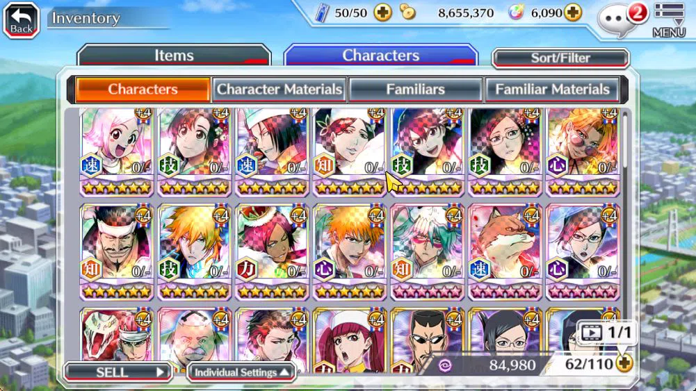 Bleach: Brave Souls Accounts [GLOBAL]6k Orbs+Fresh All Story|Yachiru Valentine2 image 5