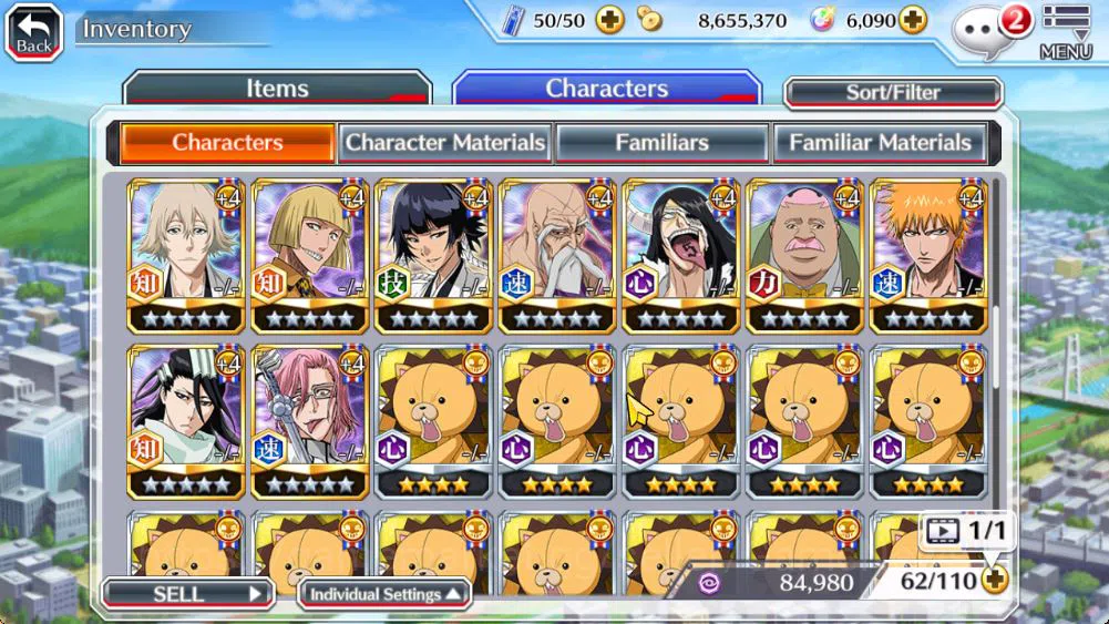 Bleach: Brave Souls Accounts [GLOBAL]6k Orbs+Fresh All Story|Yachiru Valentine2 image 6