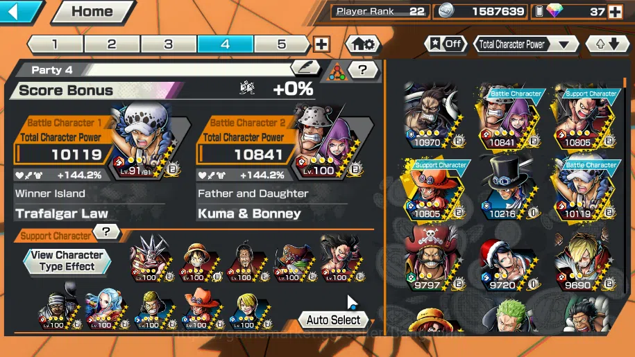 One Piece Bounty Rush Accounts GLOBAL|EX 2 | king pirates gold roger, Beast kaido image 4
