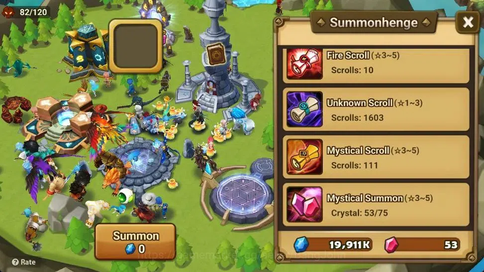 Summoners War: Sky Arena Accounts Starter GLOBAL | NB 5 TESHAR,Starter Gacha 115 12Y+160 11Y Scrool, 3 Legendary All 5