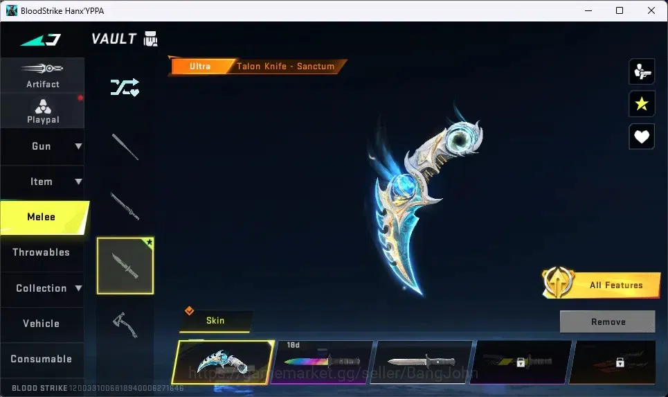 Blood Strike Accounts ASIA | 1 EVA GUN MCX | 1 BLEACH STRIKER | 1 ULTRA  image 5