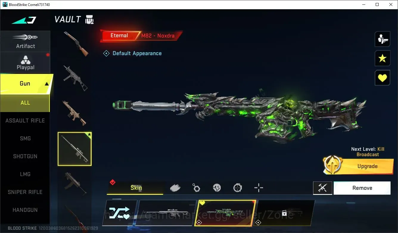 Blood Strike Accounts Starter ASIA|Starter|1 ETERNAL: MB2-Noxdra|1 EPIC Rename Card|Check SS|TakeMail|LogNetEase(BS1221Z) 1