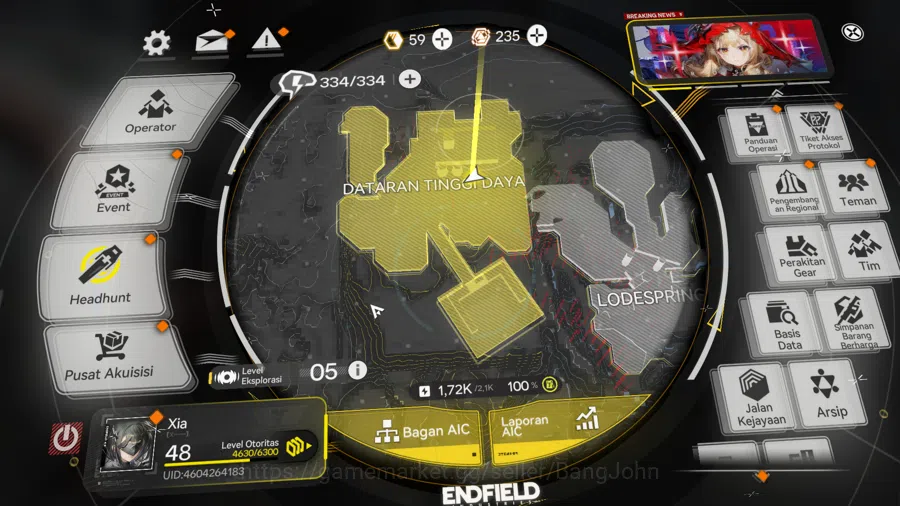 Arknights: Endfield Accounts ASIA | Level 48 | 3 Limit+1 Sign | Last Ride Sign image 12