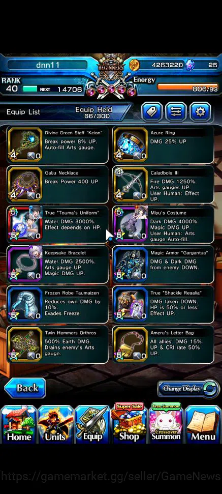 Grand Summoners Accounts Global|Rank 40|33 RGB|Fresh Story|12 Ascend|ToumaT image 11