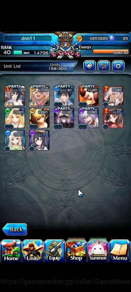 Grand Summoners Accounts Global|Rank 40|33 RGB|Fresh Story|12 Ascend|ToumaT image 4